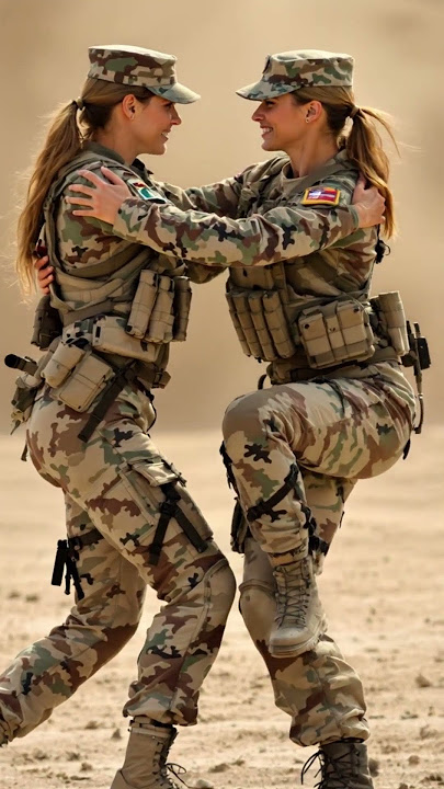 Sisters in Arms, Dancing Through Duty ππͺ #femalearmy #usa #military #shorts