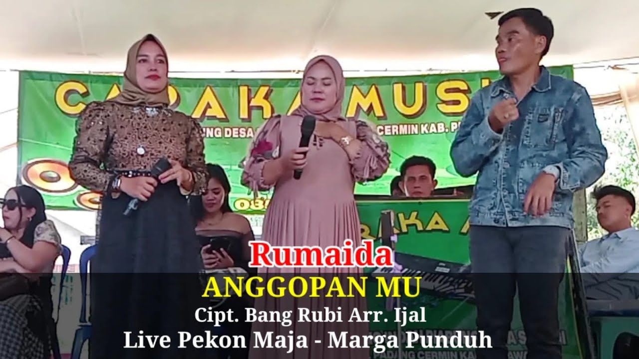 #Anggopanmu.#Rumaida.live panggung pkon Maja. Marga punduh. 