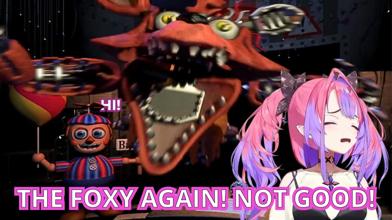 Vivi Can't Stand Foxy!!! Best Moments in FNAF 2! [HololiveDEV_IS: FLOW GLOW]
