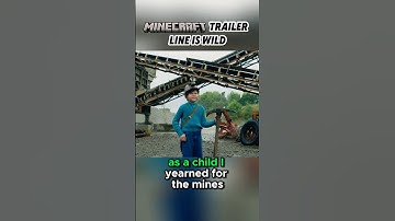 “as a child I yearned for the mines” WILD Easter egg in the Jack Black Minecraft Movie Trailer!