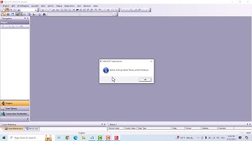 Mitsubishi GX Works 2 "System Start-Up Failed" error