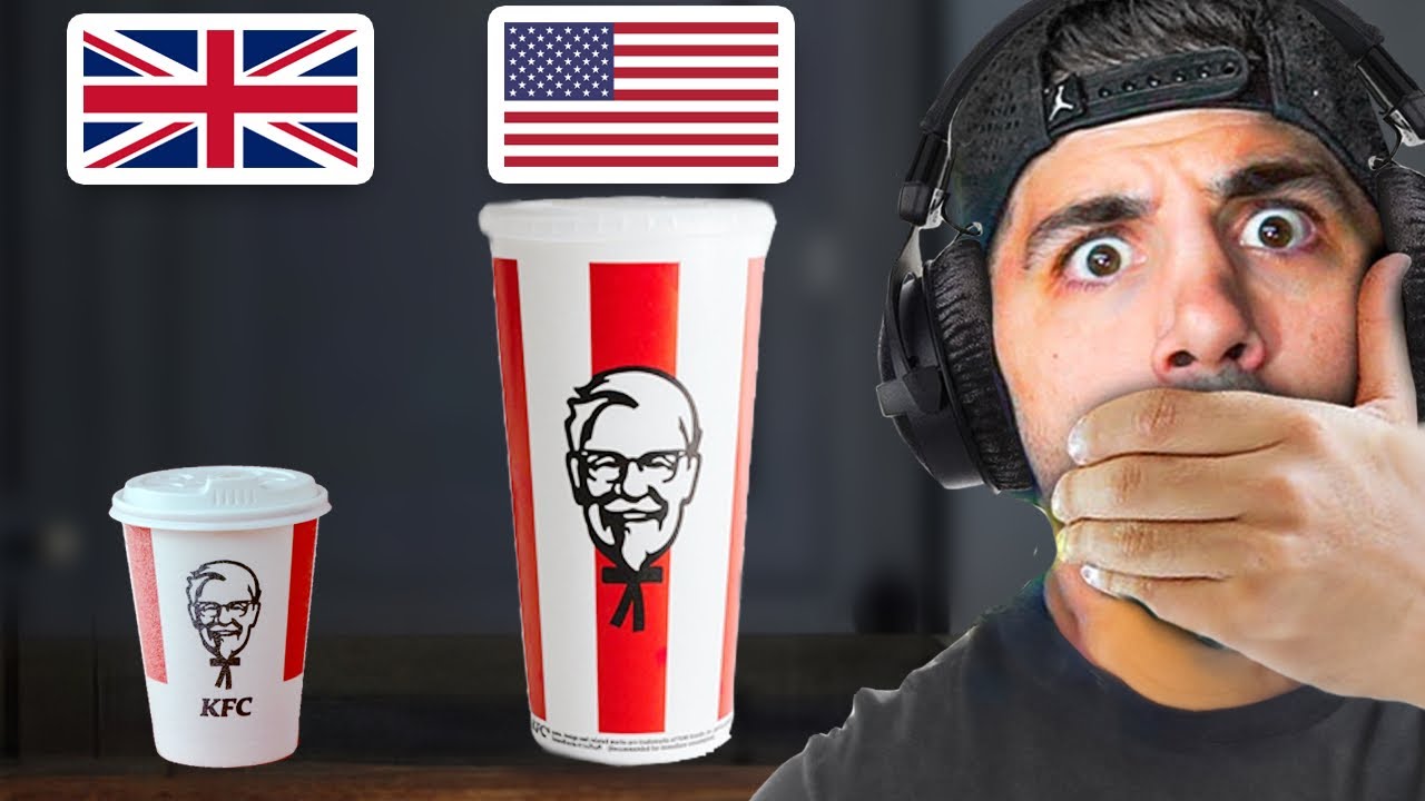 US vs UK Fast Food! (Reaction)