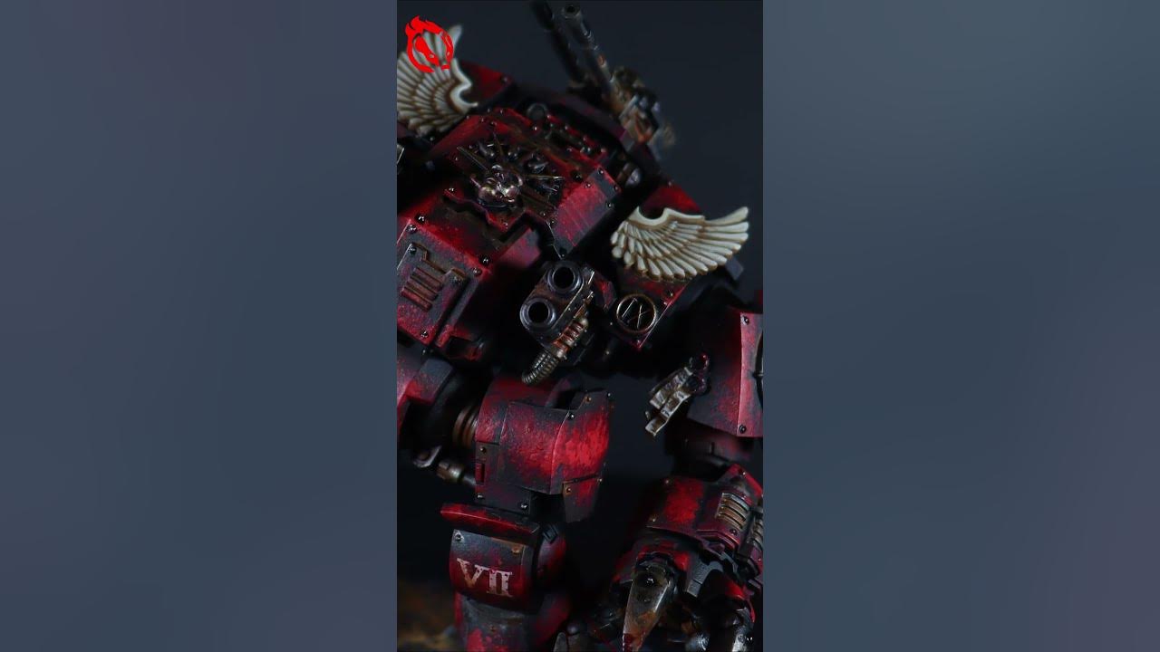 Blood Angels BRUTALIS to FURIOSO Dreadnought Conversion for Warhammer 40k Showcase 