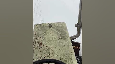 1965 Cub Cadet 122 plowing snow