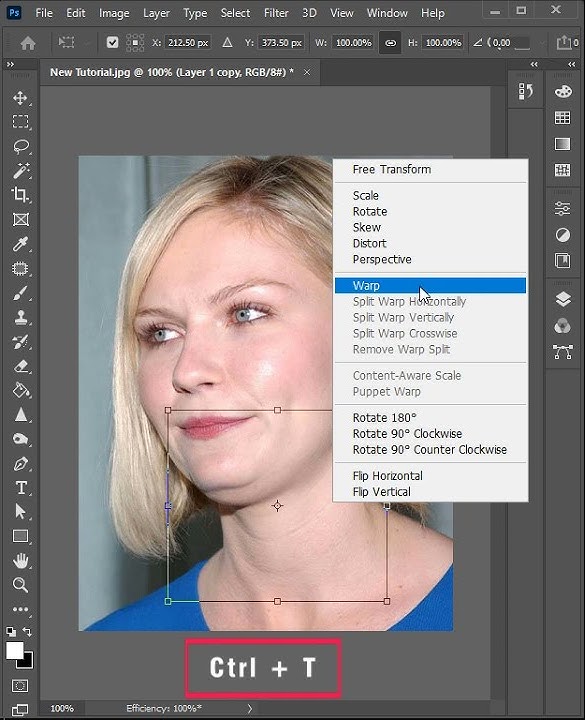 Remove Double Chin - Photoshop Tutorial