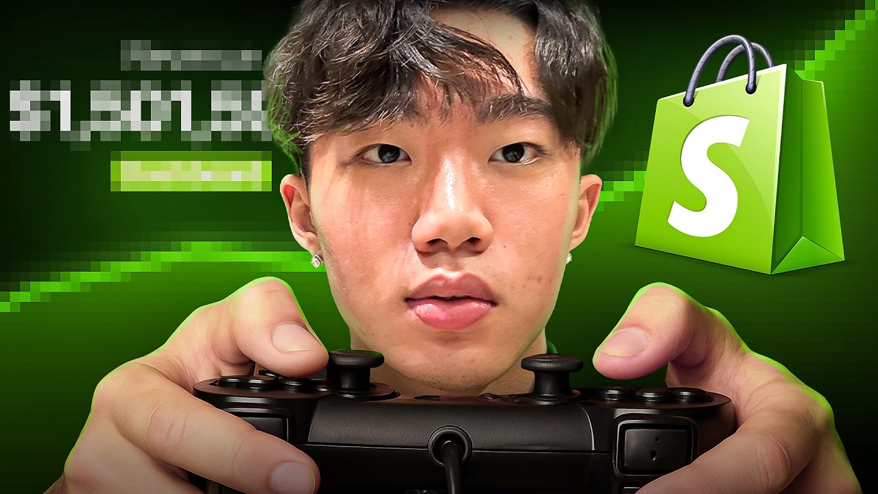 rewrite this title How I Turned My Gaming Addiction Into ,000,000 Dropshipping
