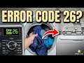 GE Washer Stuck Mid-Cycle? Error 26 Fix (15 Minutes, No Parts!)
