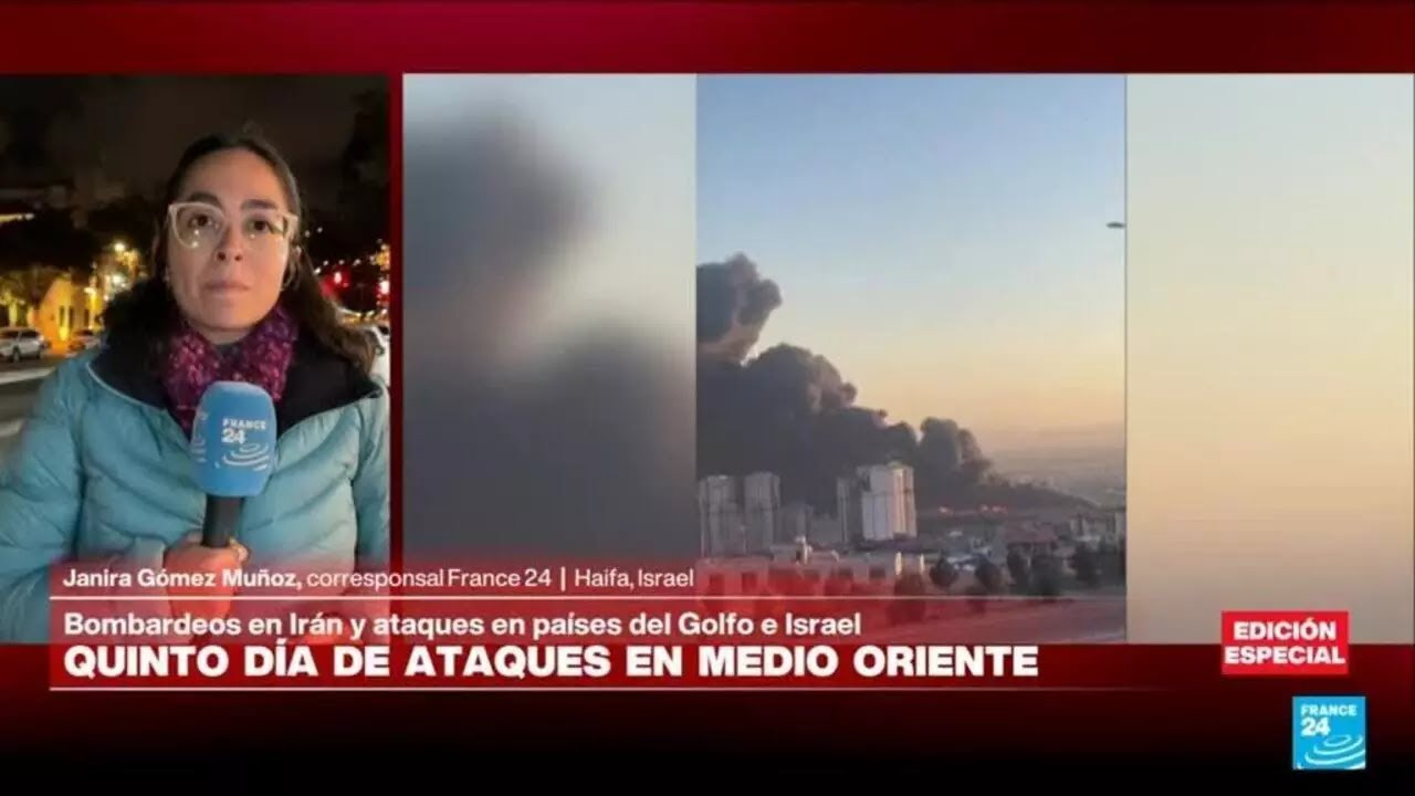 Informe desde Haifa: los ataques del quinto día de combates en Medio Oriente • FRANCE 24 Español