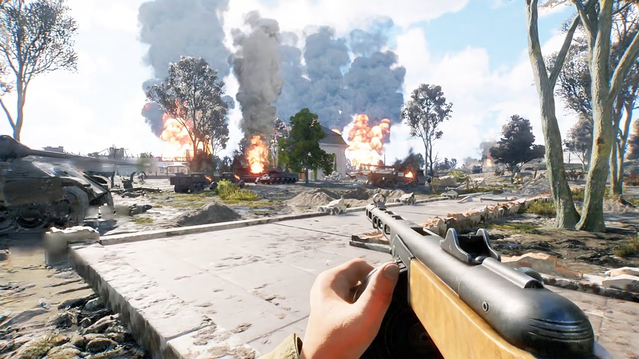 Enlisted Gameplay | Battle of Berlin Ministry Garden – Wehrmacht vs Red Army