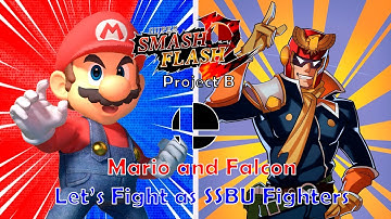 SSF2 Project B Patch 9: Mario and Falcon: Let