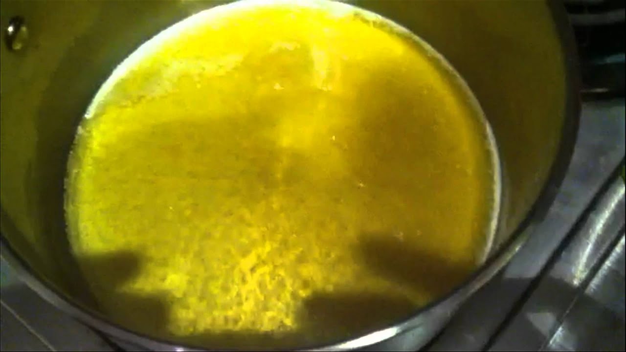 Cooking With Cannabis - Making Cannabis Butter