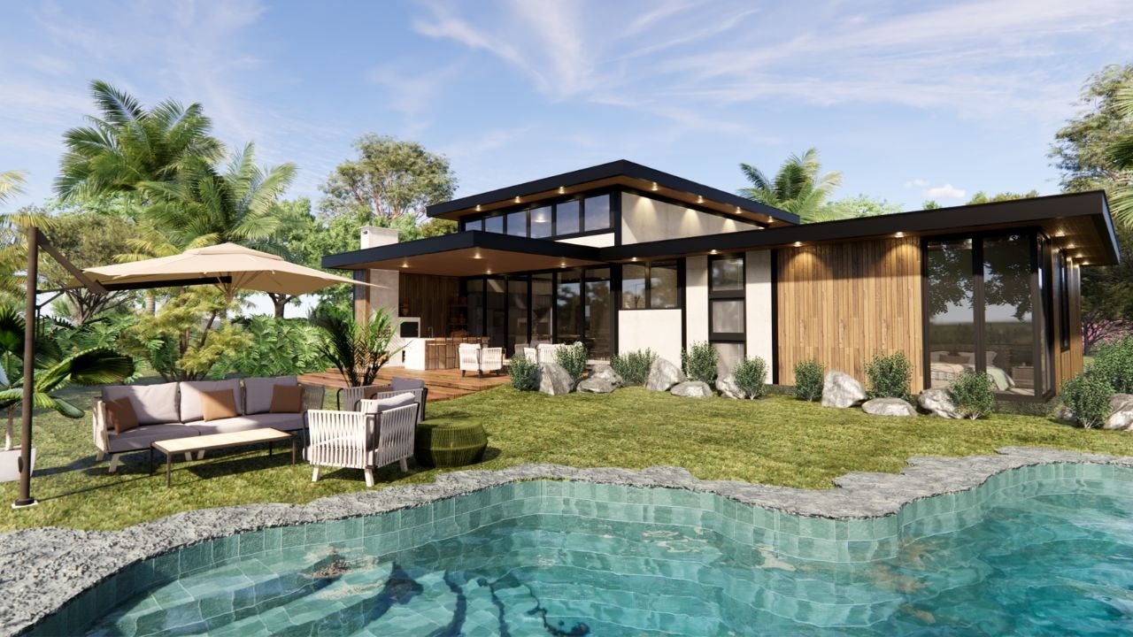 CASA MODERNA || PLANTA BAIXA - 3 QUARTOS e Suíte !!