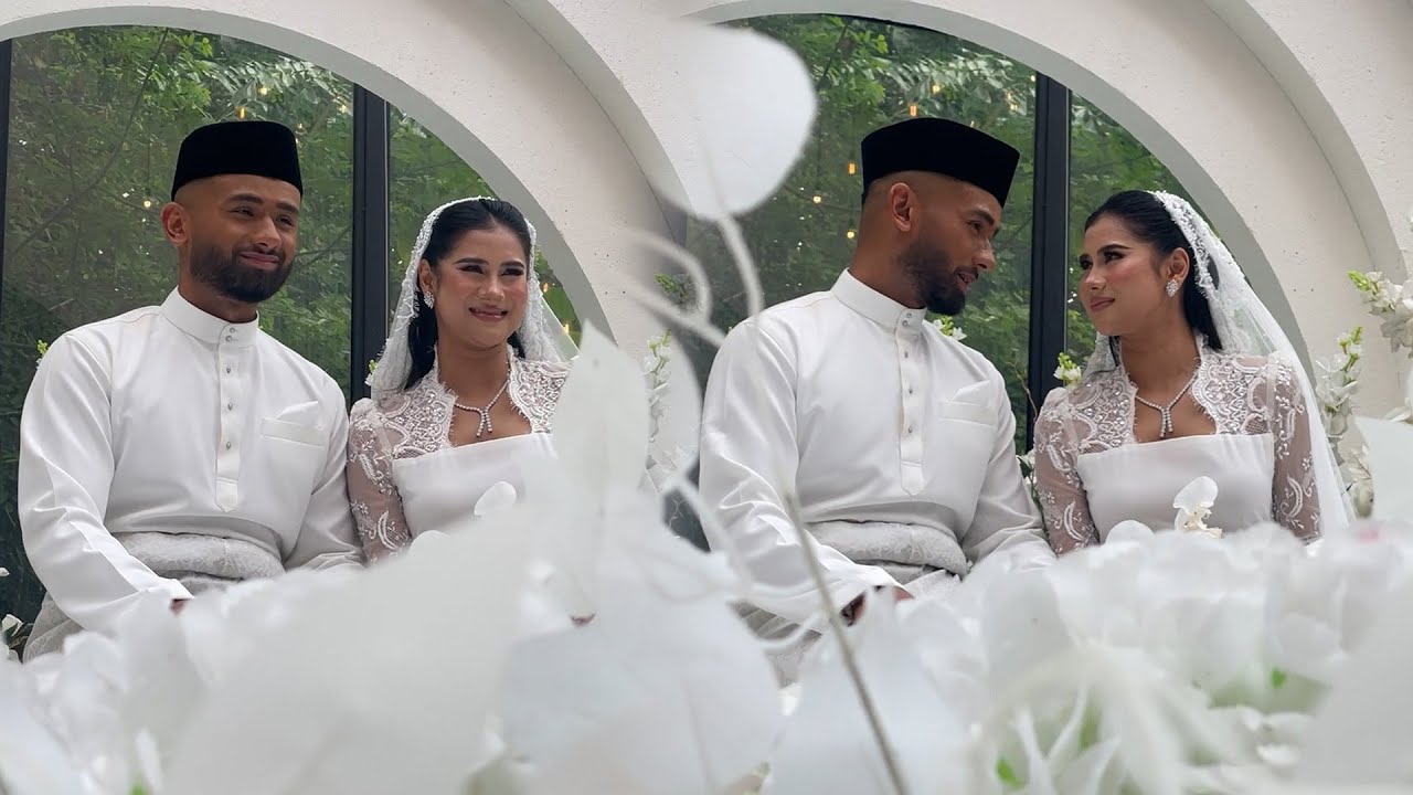 Hantaran nintendo switch dan PS5, Redza Rosli sah bergelar suami Bella Hanna