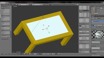 Blender 2.54 how to Make a Table