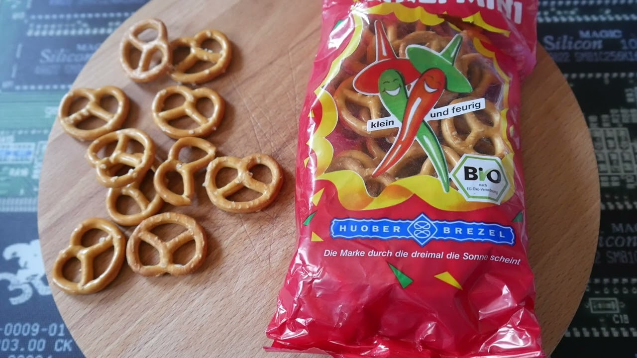 Huober Chili Mini Brezel 🥨 Wie scharf sind die kleinen Brezeln ? 😱
