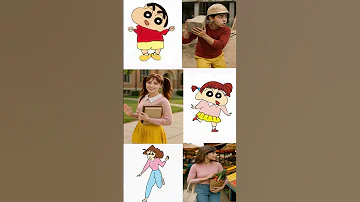 Crayon Shin Chan Real Life Shin Hiroshi Misae Nene Kazama Himawari Nohara Shorts Shinchan 