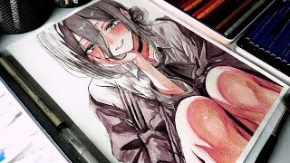 Reze Drawing Tutorial Step By Step With Water Colour/Reze Drawing From Chainsaw man