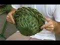 How to make a Coconut Palm Leaf Hat - Part 1 of 2!