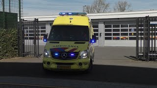 A1, Ambulances met spoed naar meldingen in Den Bosch!