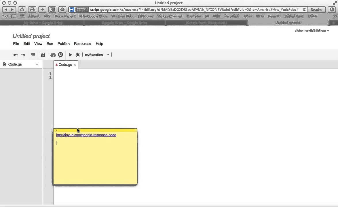 How to Make a Google Form with Email Notification - YouTube