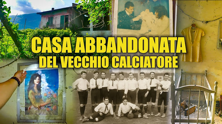 GLI ANNI '80 SONO ANCORA IN QUESTA CASA ABBANDONATA: ERA D'UN VECCHIO CALCIATORE CHE GIOCÒ NEL 1915!