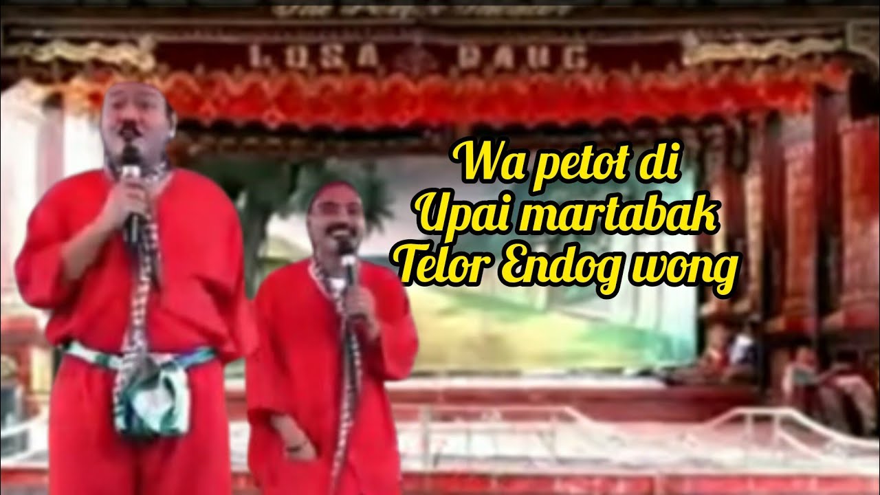 wa petot di upai martabak Endog wong//lawakan wa petot & wa kancil