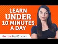 5 Easy Ways to Learn German in Under 10 Minutes a Day