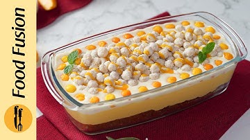 Viral Lazy Cat Dessert with Mango Twist Recipe by Food Fusion