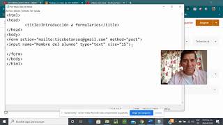 Crear un formulario en HTML PARTE 2