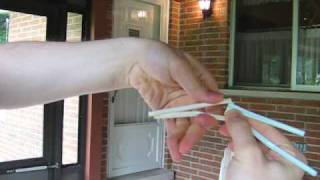 Straw Thru Straw magic trick tutorial