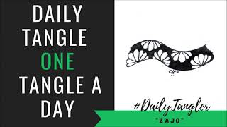 Daily Tangle - Pattern -   Zajo   |How to draw...|
