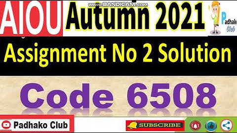 ⏩ AIOU Code 6508 Solved Assignment No.2 Autumn 2021 || Level: M.ED/MA Education