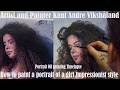 Portrait Oil painting Timelapse - PaintIng a Girls Face Impressionist style - Knut Andre Vikshåland