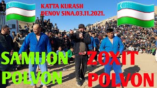 SAMIJON POLVON BILAN  ZOXIT POLVONLAR TUQNASHUVI. 03.11.2021.