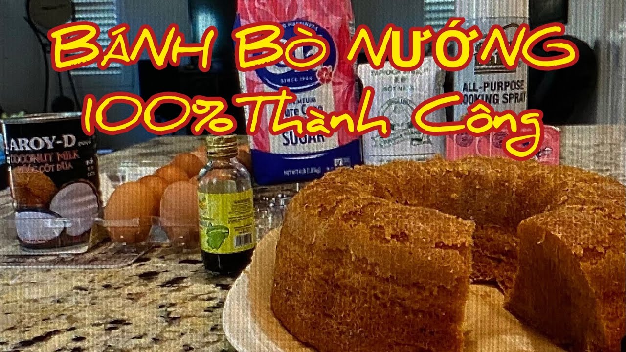 Vlog 8: Bánh Bò Nướng Nhiều Rể Tre Thơm Ngon 😋 Ai Cũng Làm  Được 👍 -Cô Hồng Cuộc Sống Mỹ