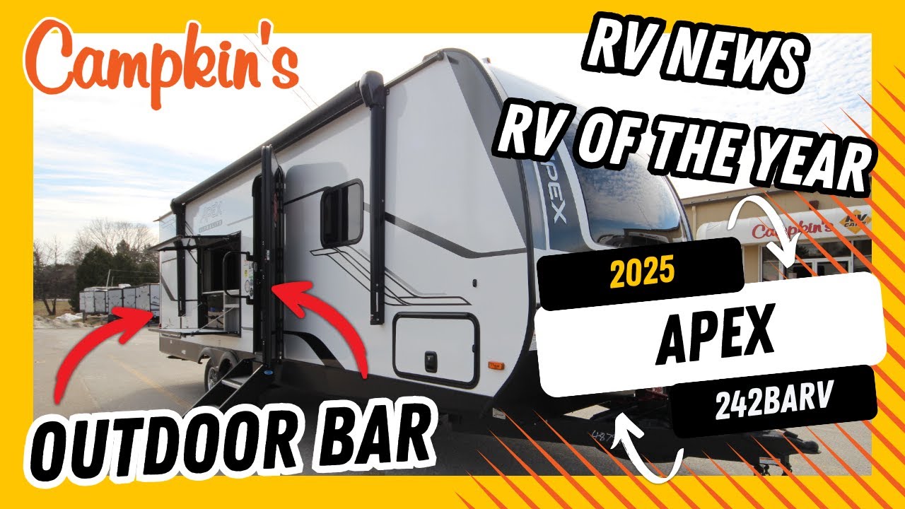 2025 APEX 242BARV - RV WITH AN OUTDOOR BAR - YouTube