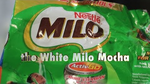 White Milo Mocha