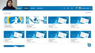 How to use Schoology for online classes (Make account, and setting courses menu)