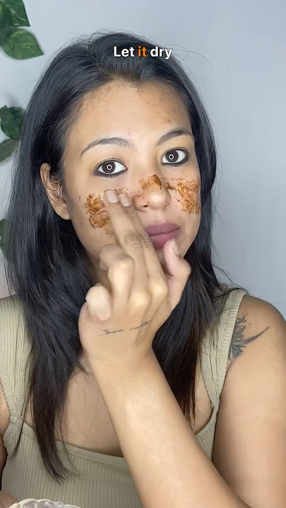 DIY Honey & Cinnamon Mask to Reduce Open Pores Naturally ✨ #openporesremedy #diyfacemask