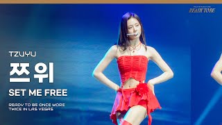 240316 TWICE "Set Me Free" 4K Fancam 트와이스 직캠 | READY TO BE LAS VEGAS