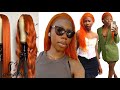 orange wig on dark skin | AMIFULLESTBEAUTY