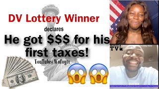 ???He got $7K tax refund DV2022 Winner and his family got a surprise tax money