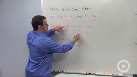 The Inverse of a Square Matrix