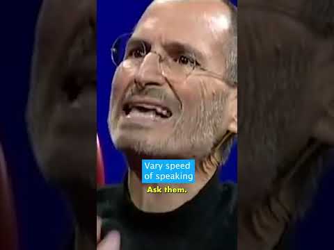 How to speak like Steve Jobs