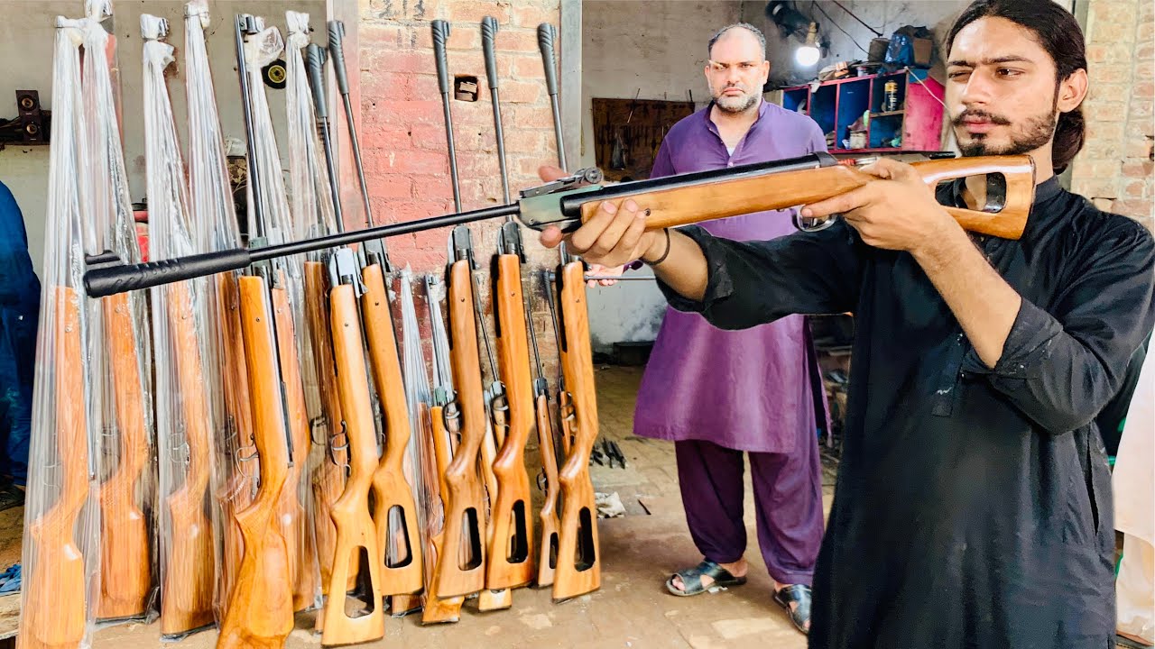 Manufacturing Process of High Pressure Air Gun by 60 year old man | Air Rifle Pump 