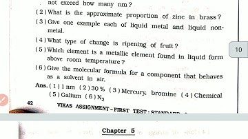 class 9th science Navneet assignment semester 1 Part 2 2023#science