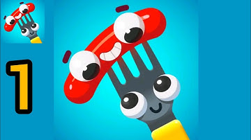 Fork N Sausage 😉😉 Gameplay Walkthrough Part 1 - Android & ios Gameplay