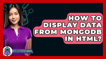 How To Display Data From MongoDB In HTML? - Next LVL Programming