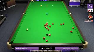 Reanne Evans vs Thitaporn Nakkaew - World Women's Snooker Championship Group Stages (June 2019)