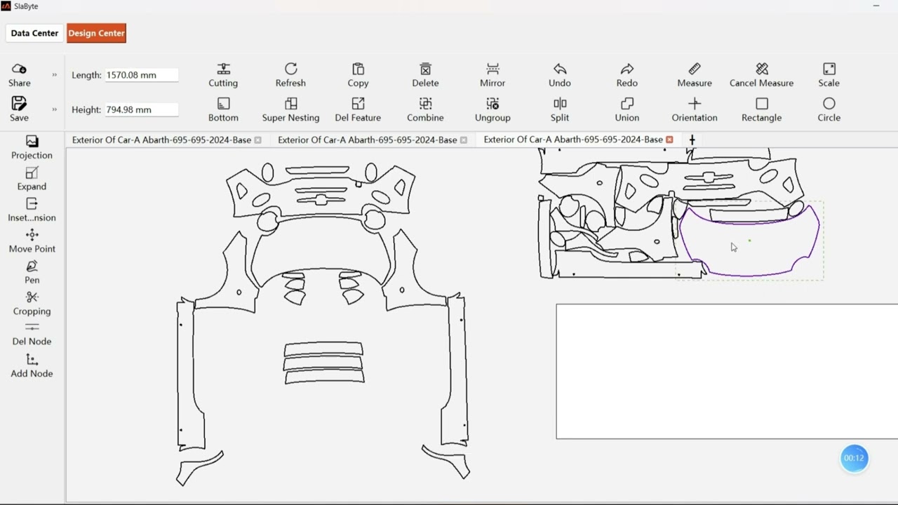 Bottom Tool – Align Designs to Bottom-Left Corner for Accurate Cutting | SlaByte Software Tutorial